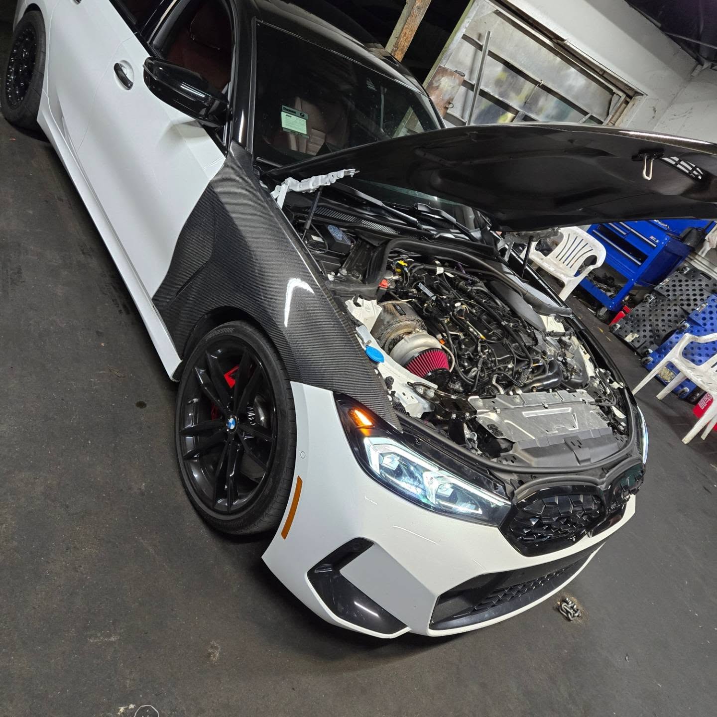 BMW performance work